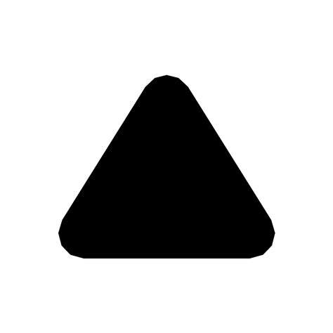 triangle  filled vector svg icon svg repo