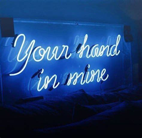 Because I Miss You ♡♡ Neon Signs Neon Aesthetic Blue