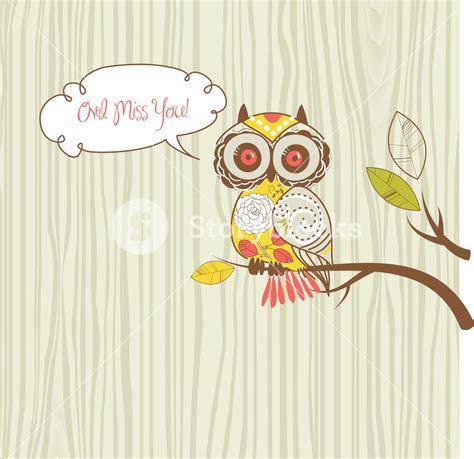 cute owl   card royalty  stock image storyblocks