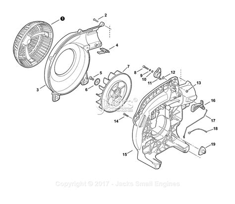 echo pb ln sn p p parts diagram  fan case throttle control