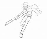 Kanji Tatsumi Persona Arena Character Pages Coloring sketch template