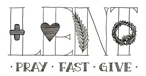 lent pray fast give coloring pagepdf easter coloring pages printable