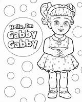 Gabby sketch template
