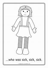 Miss Polly Dolly Had Colouring Sheets Sparklebox sketch template