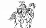 Epona Twilight Coloring sketch template