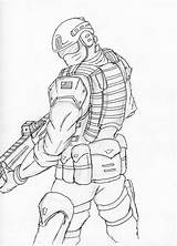 Recon Ghost Duty Call Soldier Pages Drawing Ghosts Future Colouring Coloring Drawings Getdrawings Sketch Goast Deviantart Search Template sketch template