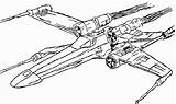 Coloring Wing Pages Starfighter Popular sketch template