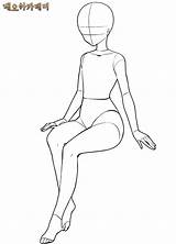 Anime Body Poses Drawing Reference Drawings Visit sketch template
