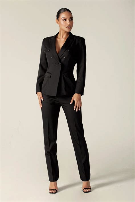 Tailored Blazer Business Look Modern Dress Black Blazers Dressy