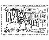 Coloring Hampshire Pages Stamp Pennsylvania Postage State Nh States Print Getcolorings Usa 458px 35kb Go Getdrawings Printables sketch template