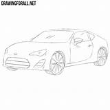 Toyota Gt86 Draw Drawingforall sketch template