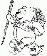 Coloring Pooh Winnie Pages Colouring Honey Online Library Clipart Mandala Eating Popular sketch template