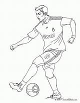 Coloring Pages Players Football Ronaldo Popular Christiano sketch template