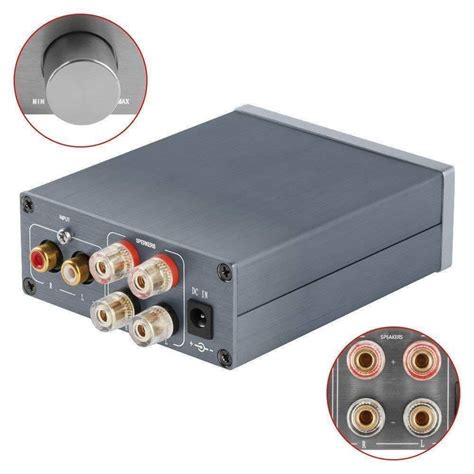 channel class  stereo mini amplifier  home speakers    audio small amp  version