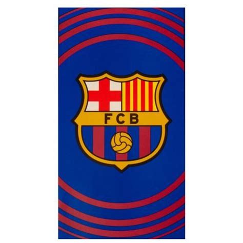 barcelona handdoek roodblauw wwwunisportstorenl