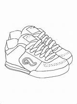 Coloring Sneaker Nike Shoe Pages Tennis Shoes Kleurplaat Sheets Sportschoenen Kleurplaten Kleding Colouring Printable Color Getcolorings Mooie Getdrawings Print Drawing sketch template