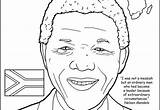 Mandela Nelson sketch template