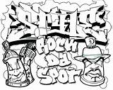 Graffiti Coloring Pages Printable Color Getcolorings sketch template
