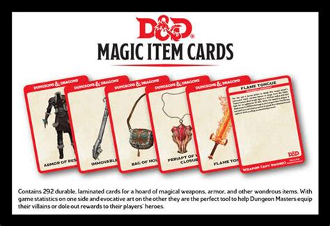 dd  magic item cards twenty sided store
