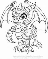 Spyro Skylanders Trilogy Reignited Cartonionline Impressão Stampare sketch template