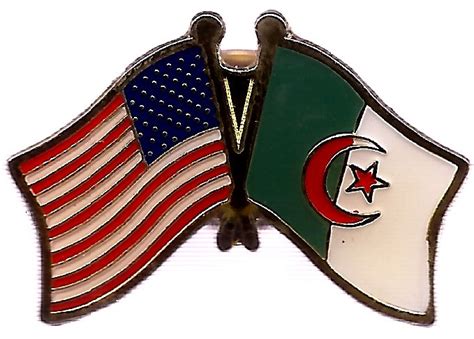 Algeria World Flag Lapel Pin Country Flag Friendship Pins