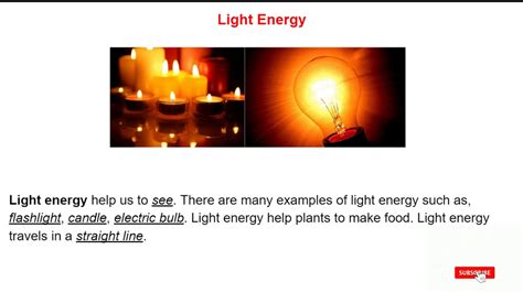 energy science lesson youtube