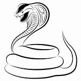 Tatouage Cobras Kobra Serpent Egyptian Getcolorings Serpiente Lapiz Static5 Vinilo Sakti Pixers Tatuajes Fangs Spitting Clipground sketch template