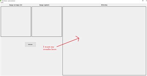 how to display my object detection results in a qframe