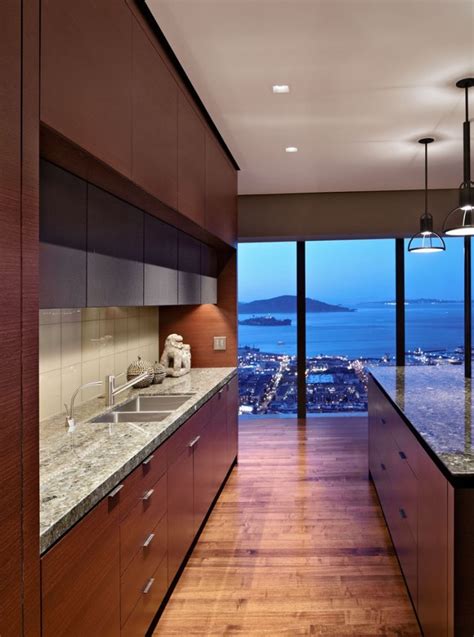 sleek  elegant modern kitchen designs