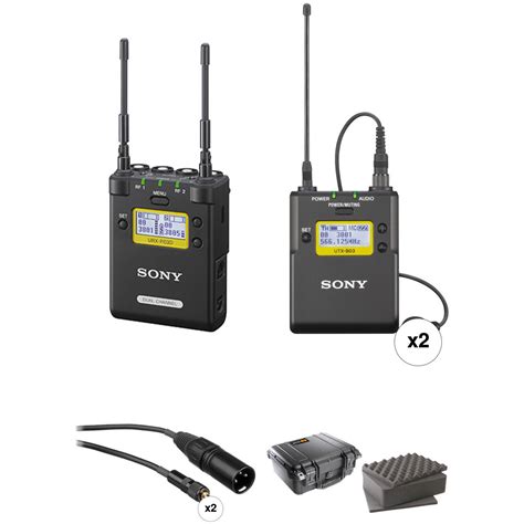 sony  channel portable receiver   bodypack transmitters