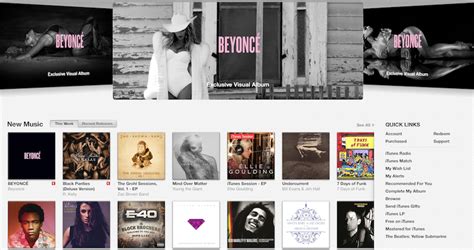 beyonce releases exclusive itunes album dominating store carousel mac rumors