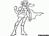 Superhero Coloring Girl Girls Pages Female Clipart Drawing Template Outline Superheroes Superheros Printable Templates Sheets Line Getdrawings Super Marvel Popular sketch template
