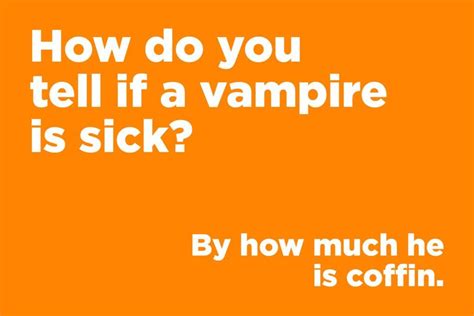 Vampire Sick Short Jokes Funny Clean Funny Jokes