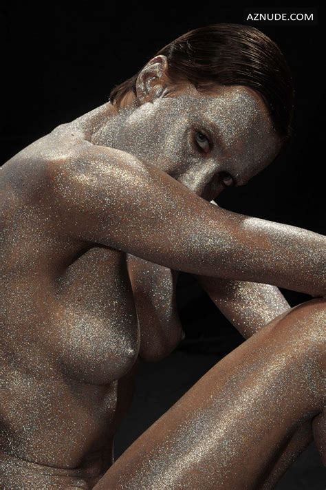 Oksana Chucha Poses Naked Covered With Glitter In A New