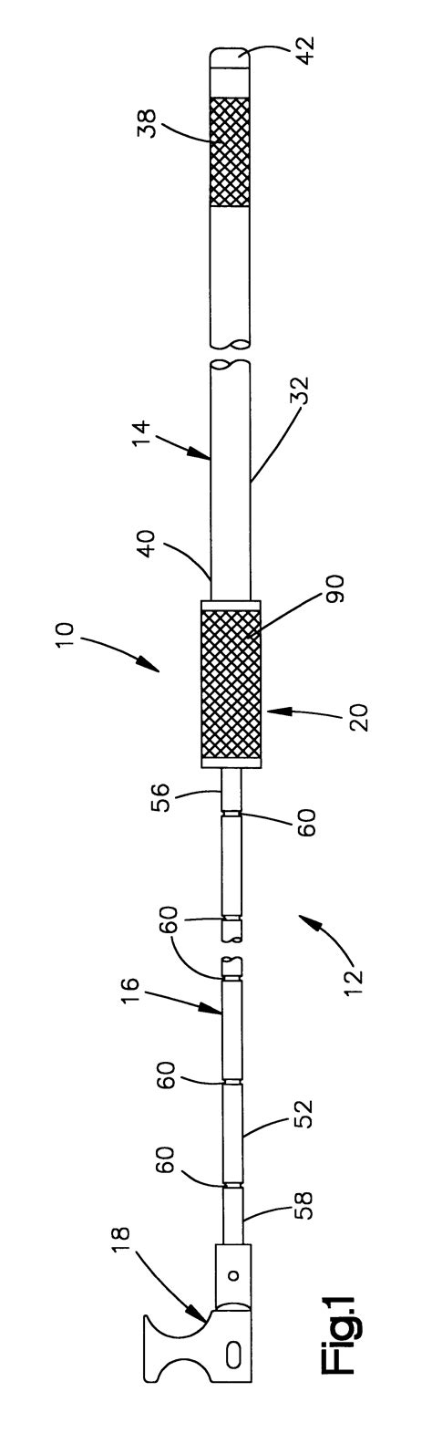 patent  telescoping handle assembly google patents