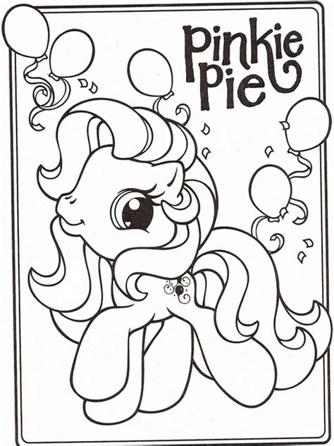 print    pony coloring pages learning  fun