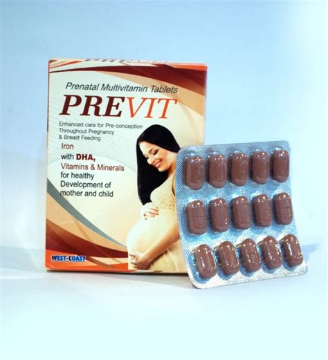 buy previt prenatal multivitamin tablets  pregnant women pack    vitamins