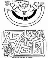 Christmas Printable Mazes Kids Maze Activity Pages Coloring Activities Fun Sheets Drawing Santa Crafts Channel Print Sheet Carolers Educational Holiday sketch template