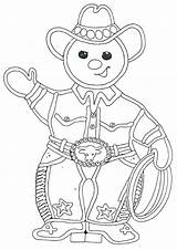 Cowboys Gingerbread Erwachsene Getcolorings sketch template