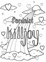 Feminist Killjoy Feminism sketch template