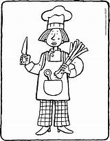 Coloring Pages Electrician Cook Colouring Getcolorings Job Comments sketch template