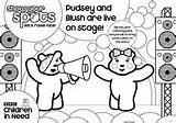 Pudsey sketch template