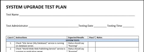 creating  testing plan  label system upgrades efficient business integrators