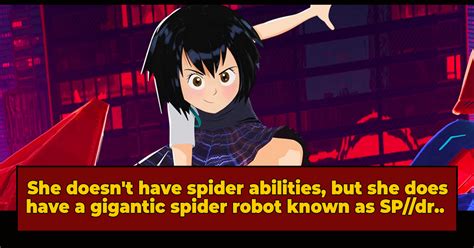 Who S The Girl With The Spider Robot In Spider Verse