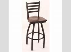 Black 30 Inch Steel/Wood Counter Swivel Stool with a Medium Maple Seat