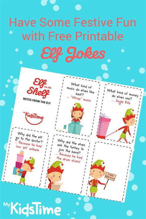 festive fun   printable elf jokes