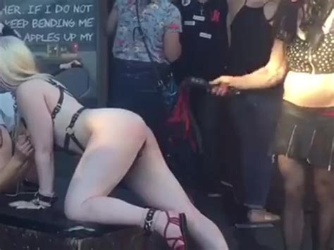 blonde gets flogged in public at folsom street faire 2016 free porn