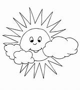Sun Coloring Pages Momjunction Printables sketch template
