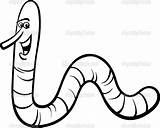 Worm Inchworm Coloring Earthworm Drawing Cartoon Glow Funny Vector Rain Illustration Dibujos Pages Getdrawings Character Appealing Lombrices Shutterstock Getcolorings Clipartmag sketch template