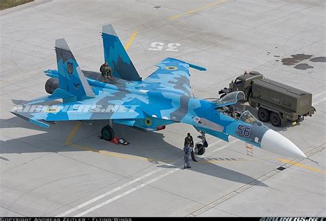 Sukhoi Su 27s Ukraine Air Force Aviation Photo 0607109